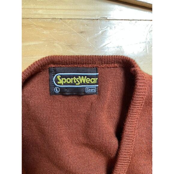 Vintage Sweater Vest Rust - Picture 2 of 6